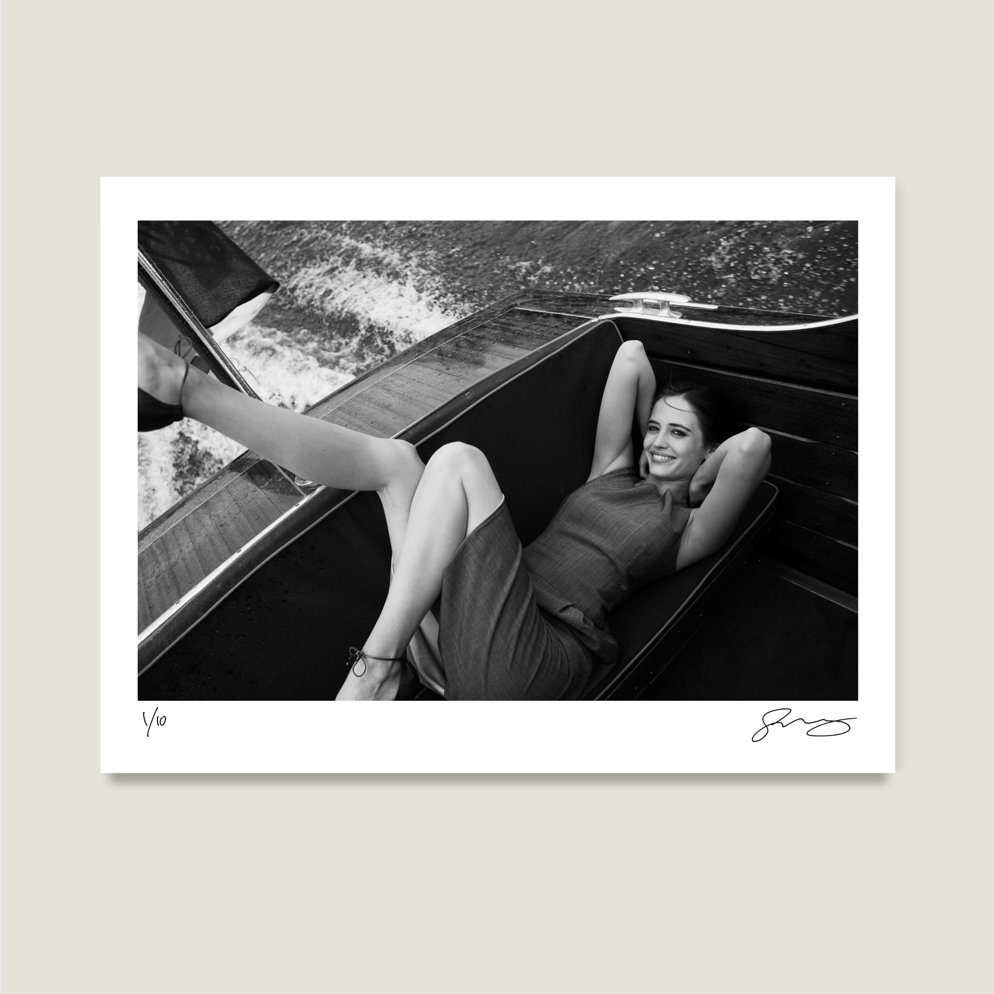 Eva Green Lake Como, Italy. Casino Royale, 2006. Photograph by Greg Williams.